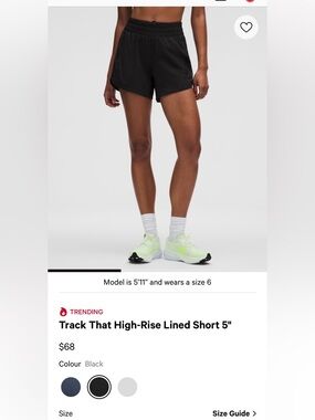 Lululemon Track That Shorts